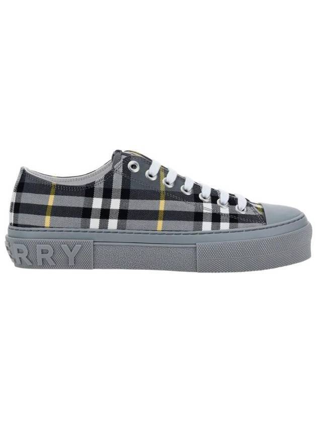 Top Quality Burberry Vintage Check Cotton Low Top Sneakers Grey