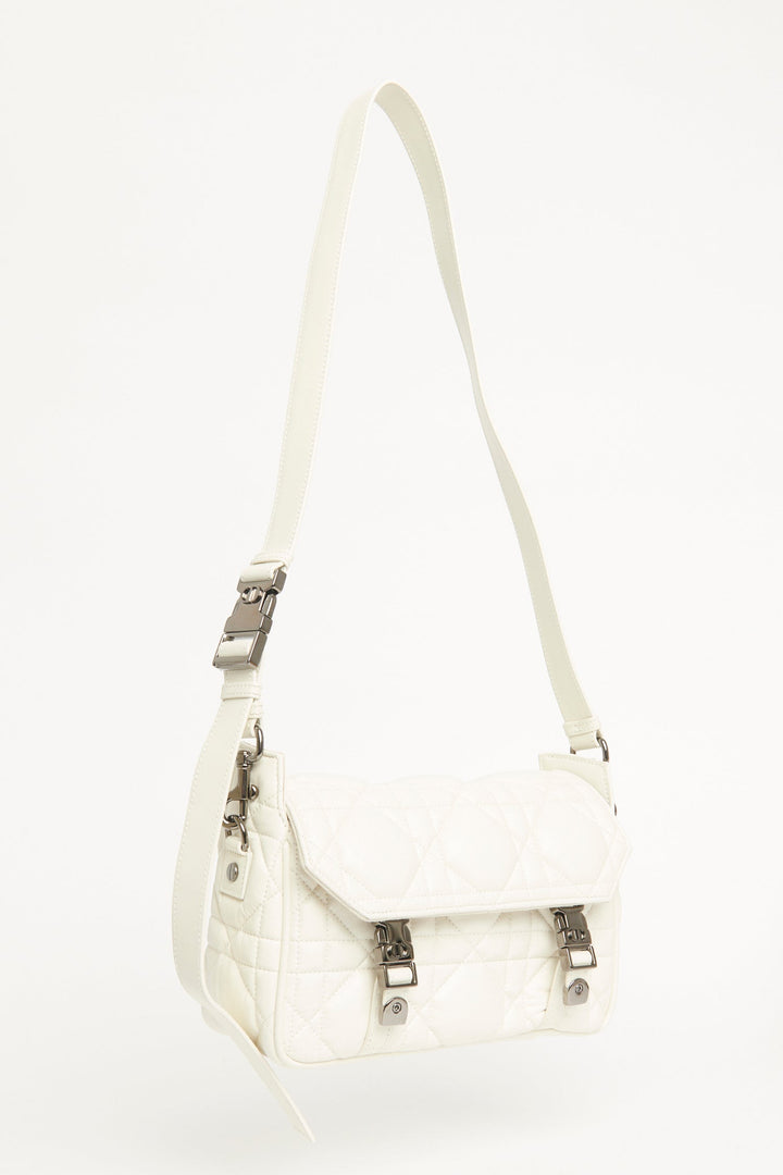 2022 Latte Lambskin Small Top quality Diorcamp Messenger Crossbody Bag