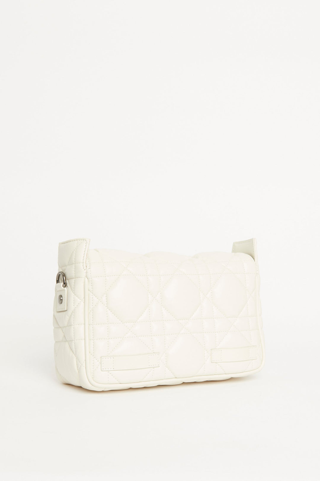 2022 Latte Lambskin Small Diorcamp Messenger Crossbody Bag