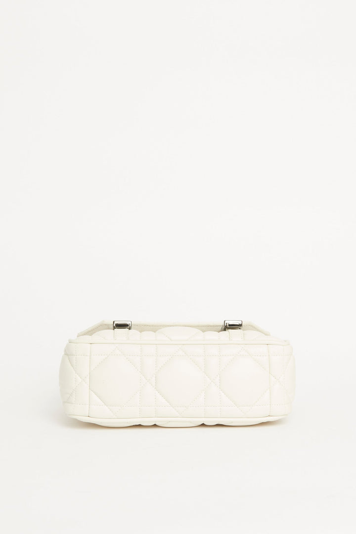 2022 Latte Lambskin Small Top quality Diorcamp Messenger Crossbody Bag