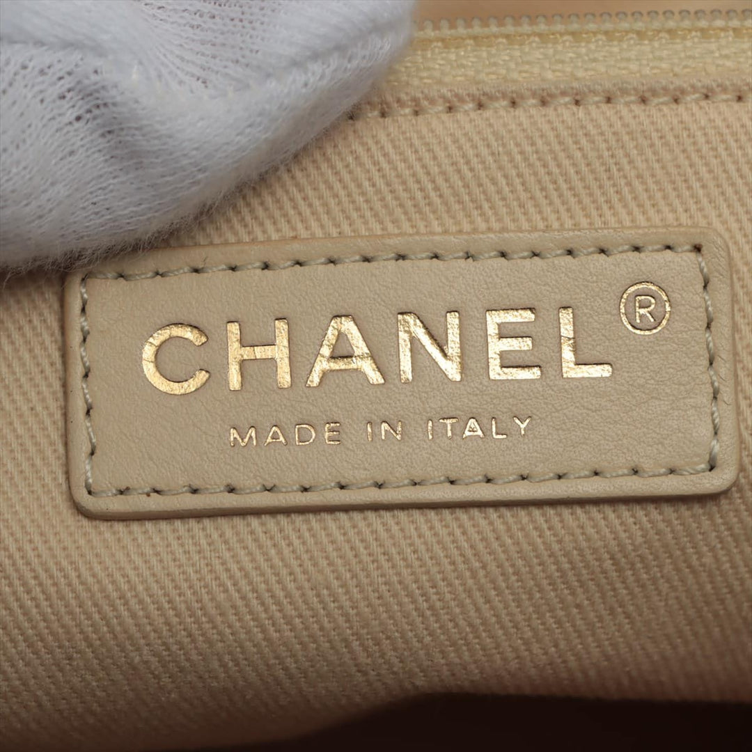 Top Quality Chanel Matrasse  Leather Chain Handbag  Blue Gold  15th