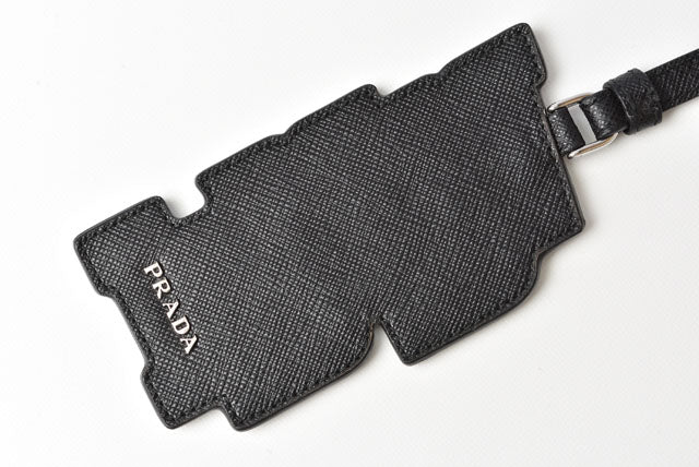 Prada Leather/Metal Keyring/Keychain Bag Charm 2TL253