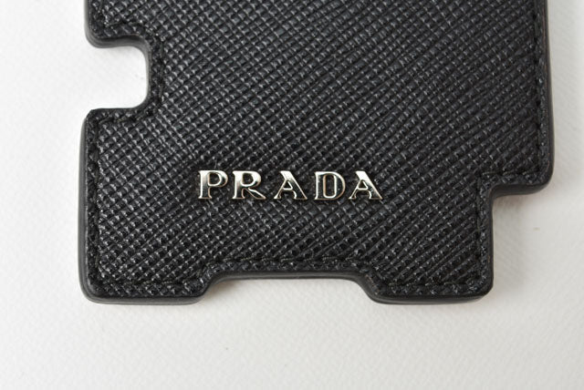 Prada Leather/Metal Keyring/Keychain Bag Charm 2TL253