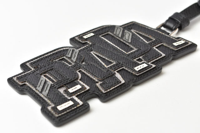 Prada Leather/Metal Keyring/Keychain Bag Charm 2TL253