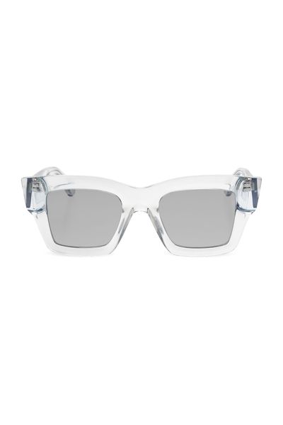 BOLD BLACK RAFFIA SUNGLASSES