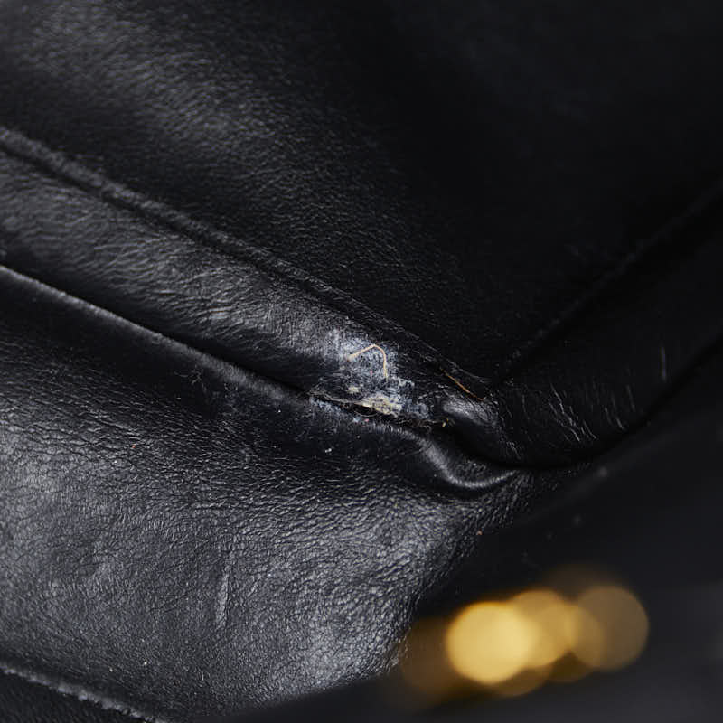 Top Quality Chanel Black Lambskin Chain Shoulder Tote Bag