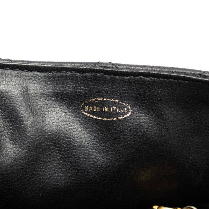 Top Quality Chanel Matlasse Body Bag Waist Bag Black Lambskin Women's