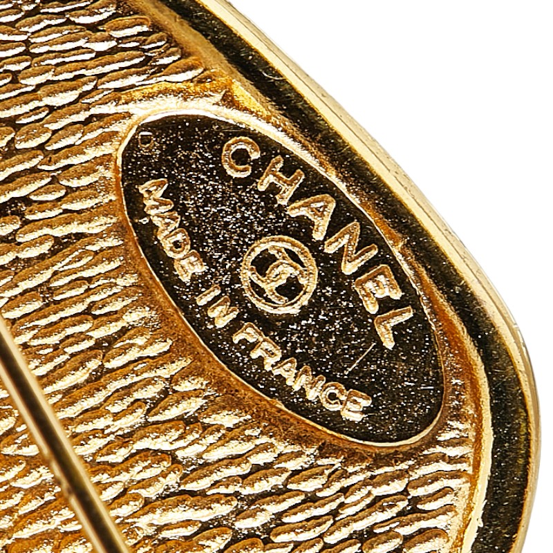 Top Quality Chanel Coco Mark Brooch Gold Plated