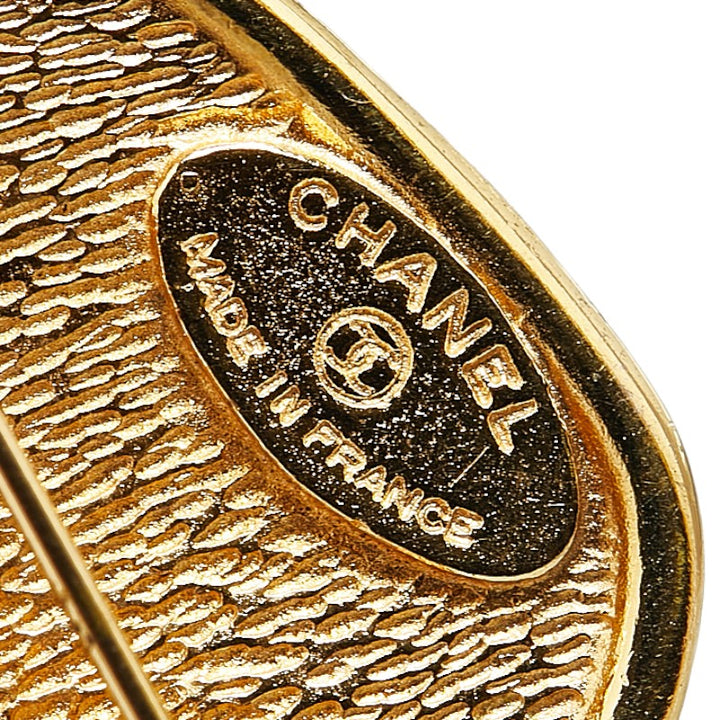 Top Quality Chanel Coco Mark Brooch Gold Plated