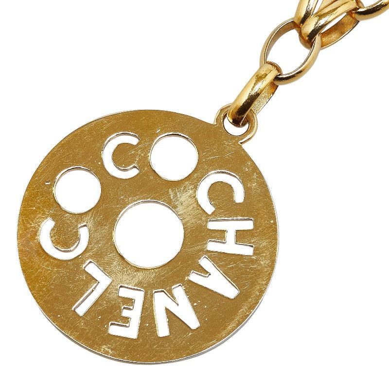 Top Quality Chanel Logo Chain Necklace Gold Plated
