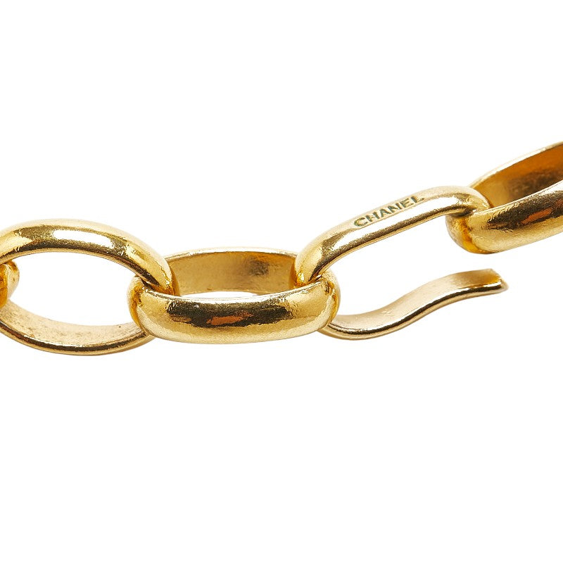 Top Quality Chanel Logo Chain Necklace Gold Plated