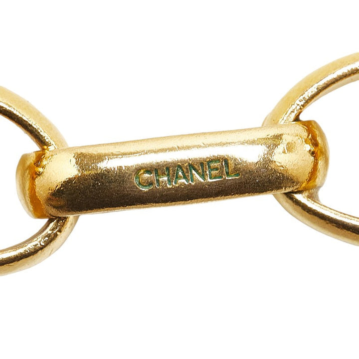 Top Quality Chanel Logo Chain Necklace Gold Plated
