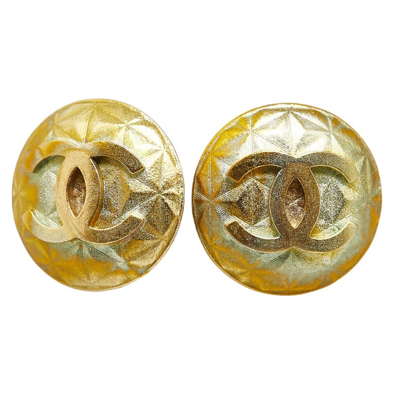 Top Quality Chanel Coco Mark Gold Earrings