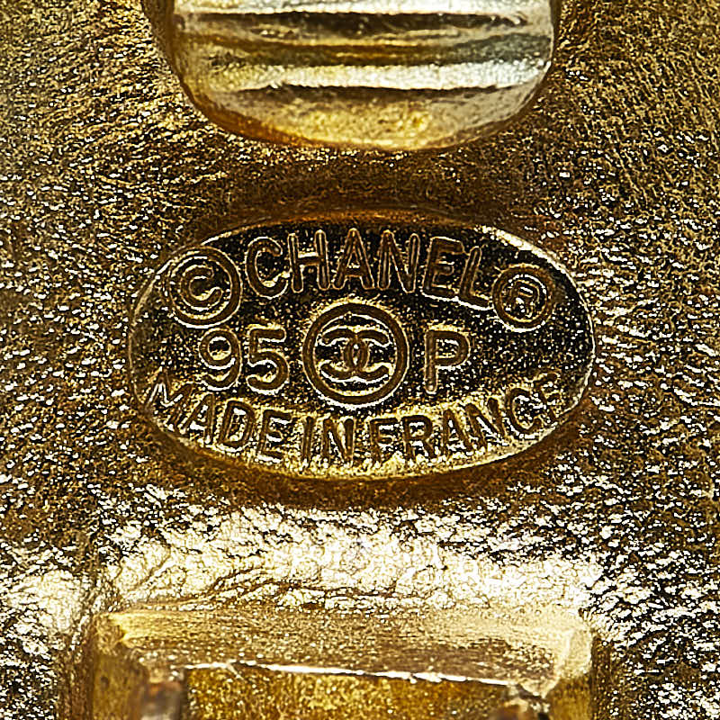 Top Quality Chanel Coco Mark Gold Earrings