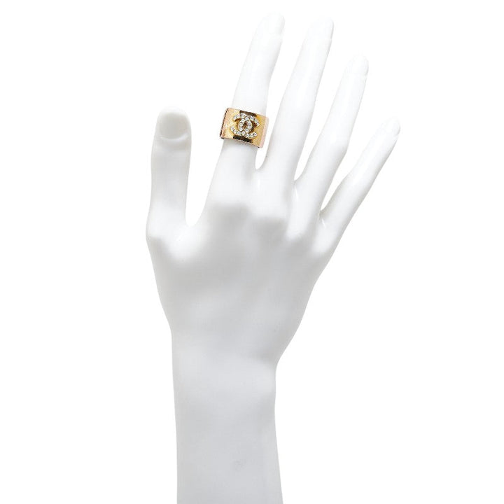 Top Quality Chanel Coco Mark Gold Plated Ring