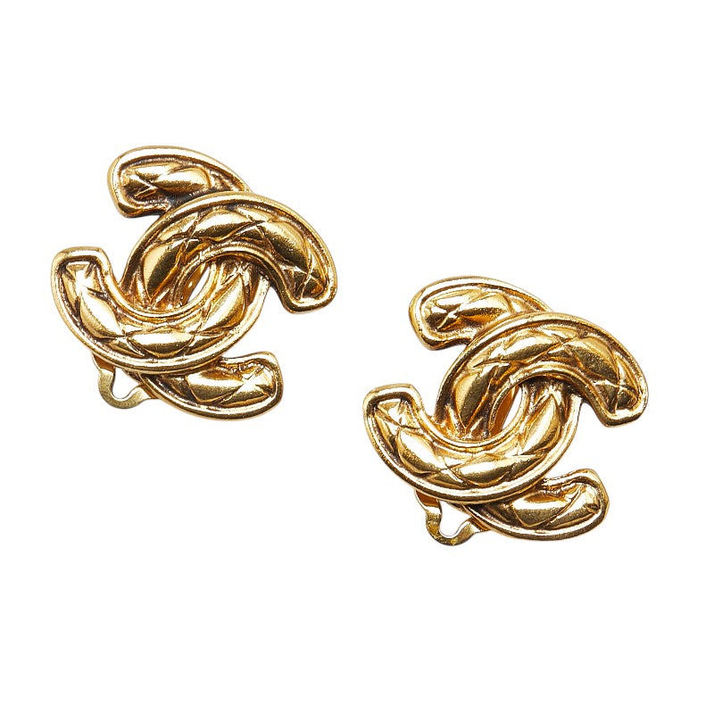 Top Quality Chanel Coco Mark Matelasse Earrings