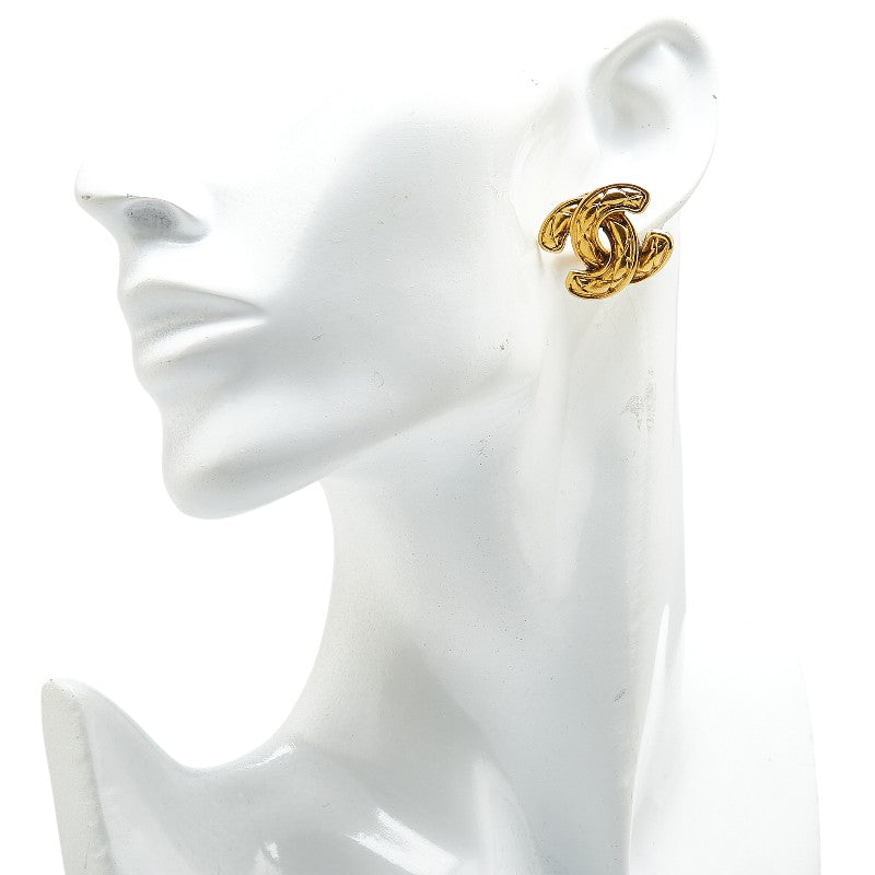 Top Quality Chanel Coco Mark Matelasse Earrings