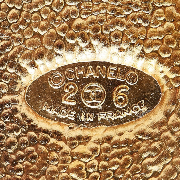 Top Quality Chanel Coco Mark Crown Motif Brooch Gold