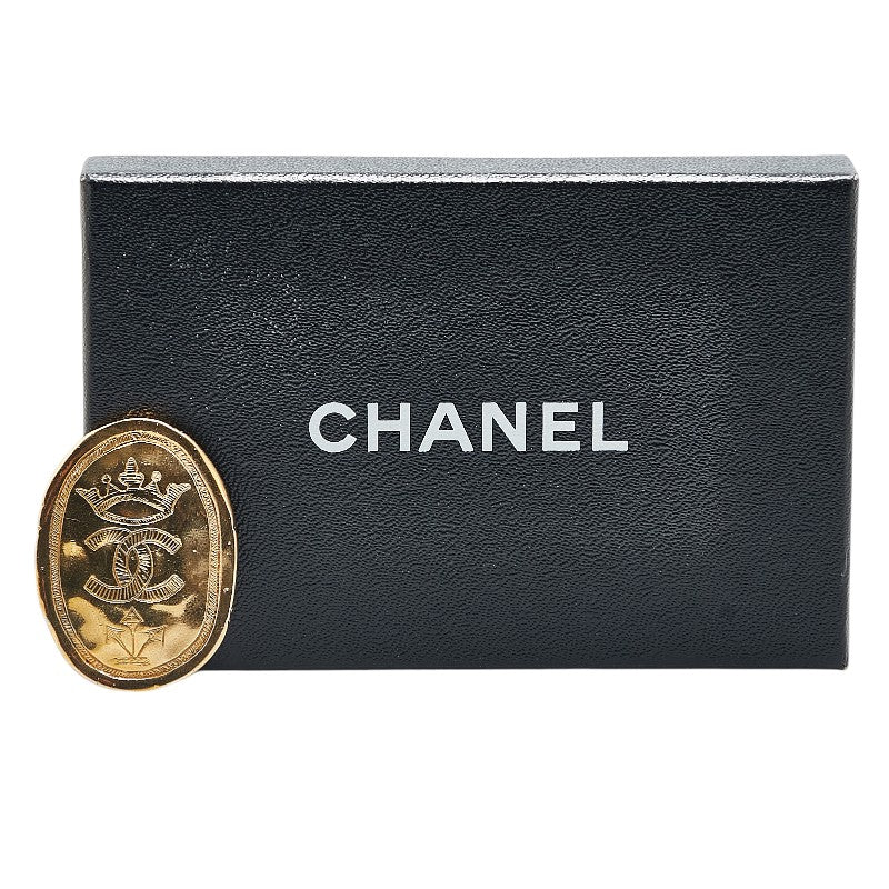 Top Quality Chanel Coco Mark Crown Motif Brooch Gold