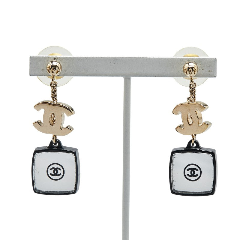 Top Quality Chanel Coco Mark Rhinestone Swing Earrings