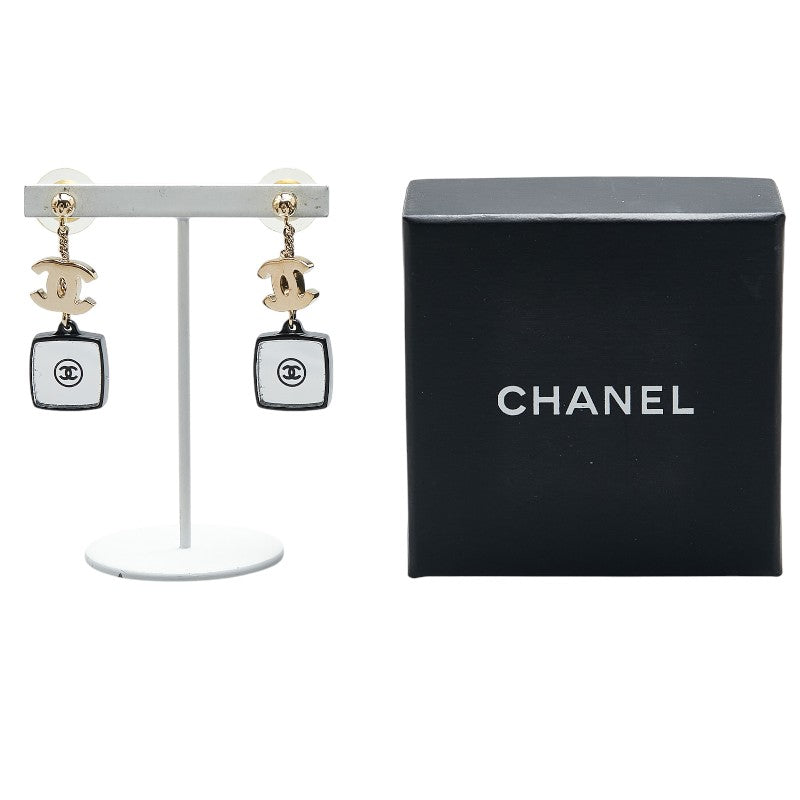 Top Quality Chanel Coco Mark Rhinestone Swing Earrings