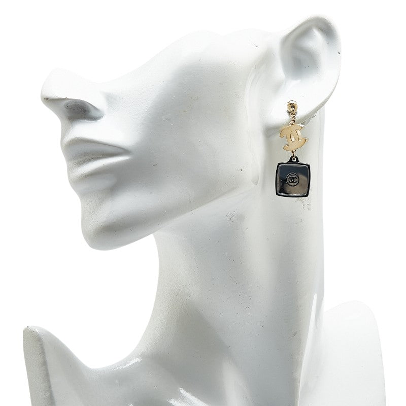 Top Quality Chanel Coco Mark Rhinestone Swing Earrings