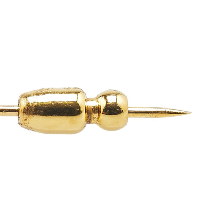 Top Quality Chanel Coco Mark Rhinestone Brooch Gold