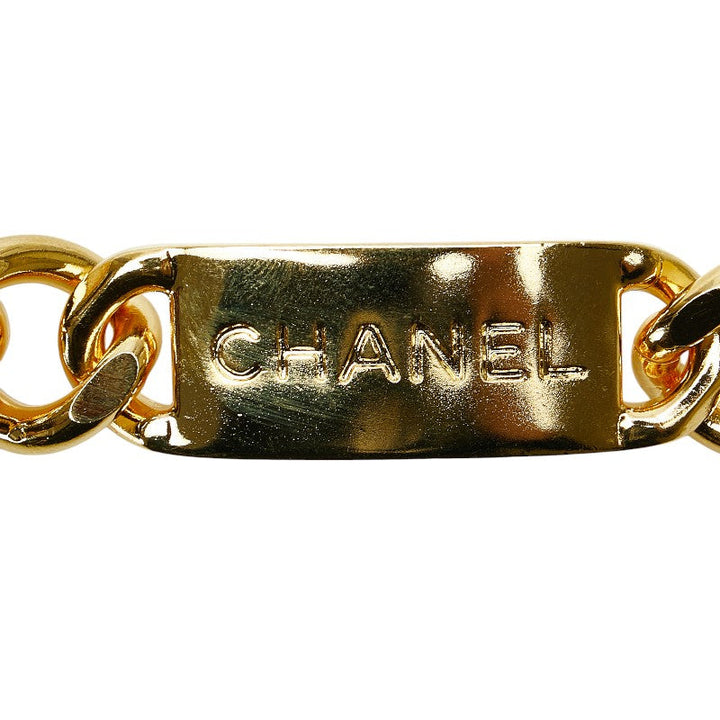 Top Quality Chanel Coco Mark Medal Chain Belt Gold