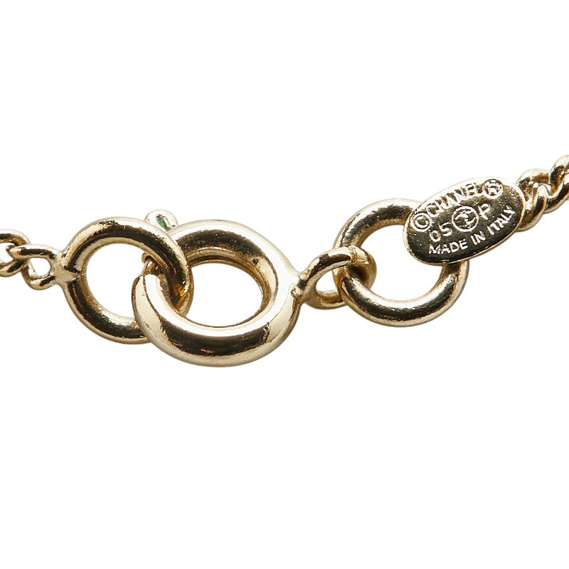 Top Quality Chanel Coco Mark Lipstick Motif Rhinestone Necklace