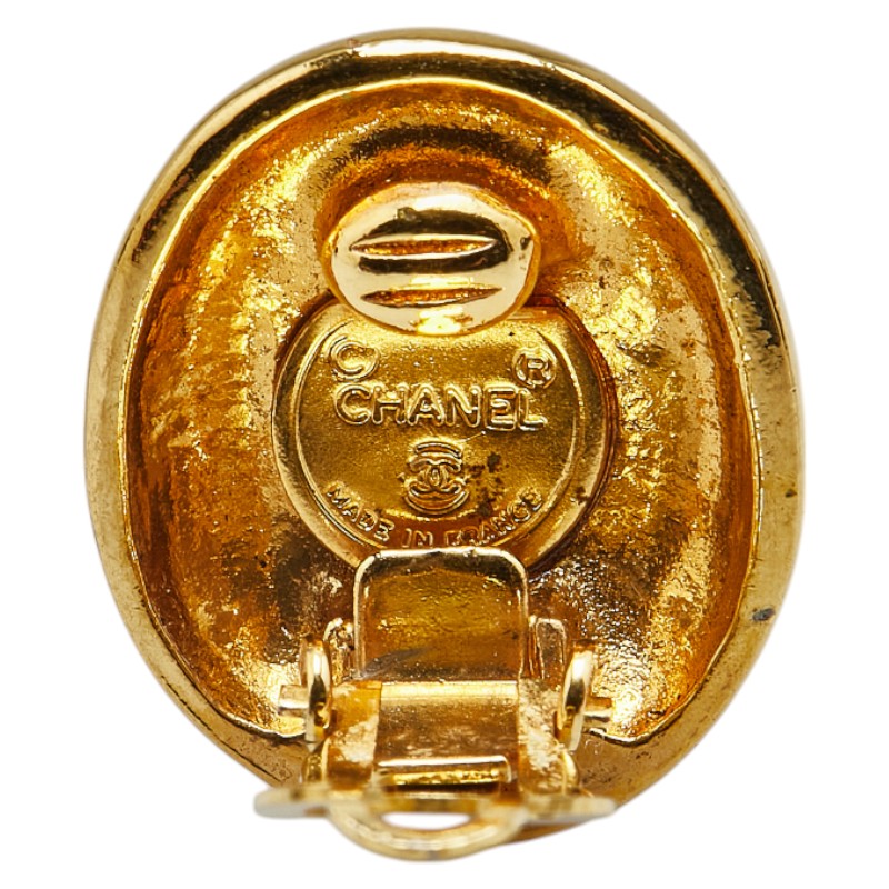 Top Quality Chanel Mademoiselle Gold Earrings