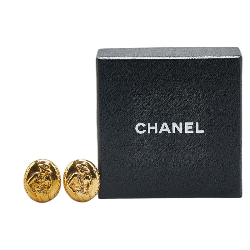 Top Quality Chanel Mademoiselle Gold Earrings
