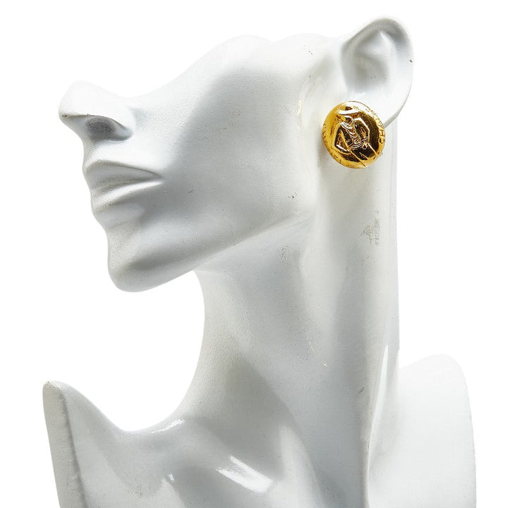 Top Quality Chanel Mademoiselle Gold Earrings