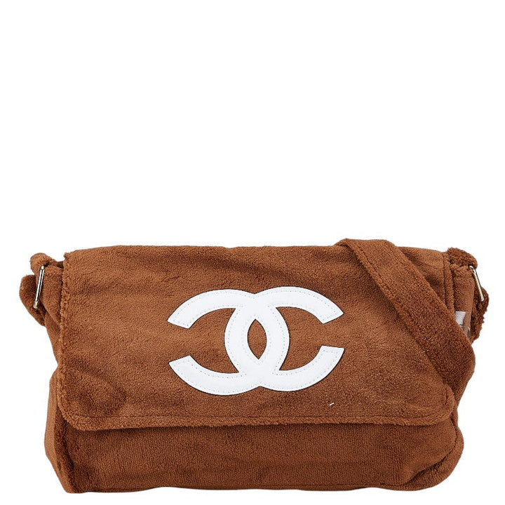 Top Quality Chanel Coco Mark Shoulder Bag Brown