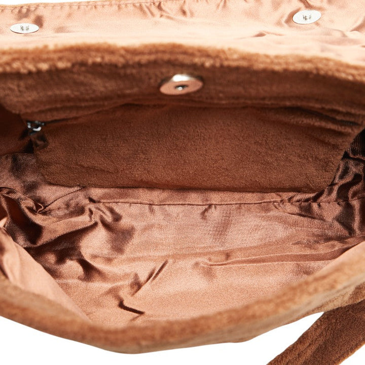 Top Quality Chanel Coco Mark Shoulder Bag Brown