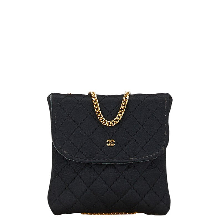 Top Quality Chanel Satin Matelasse Chain Shoulder Bag