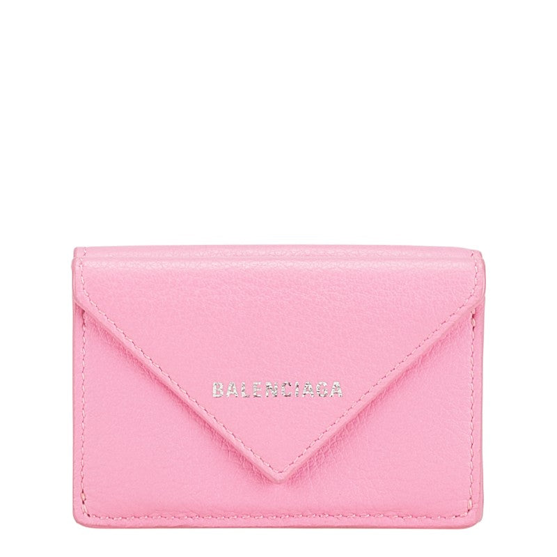 Top Quality Balenciaga Leather Paper Mini Wallet