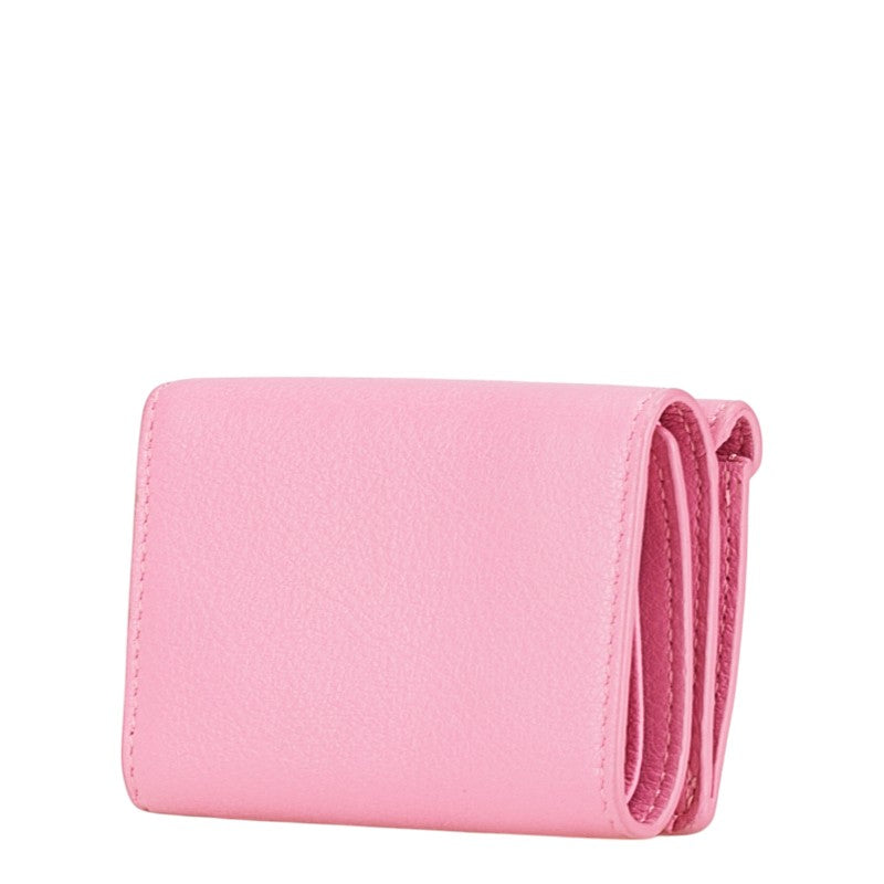 Top Quality Balenciaga Leather Paper Mini Wallet