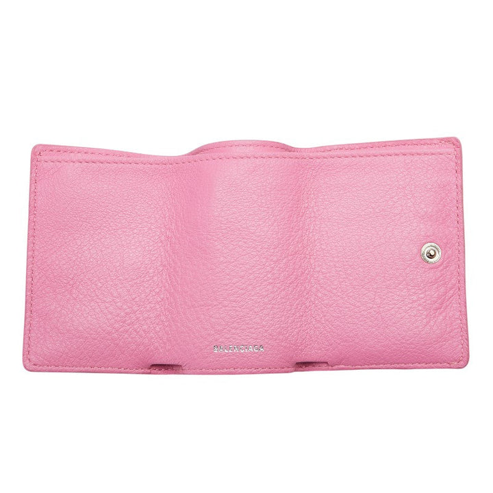 Top Quality Balenciaga Leather Paper Mini Wallet