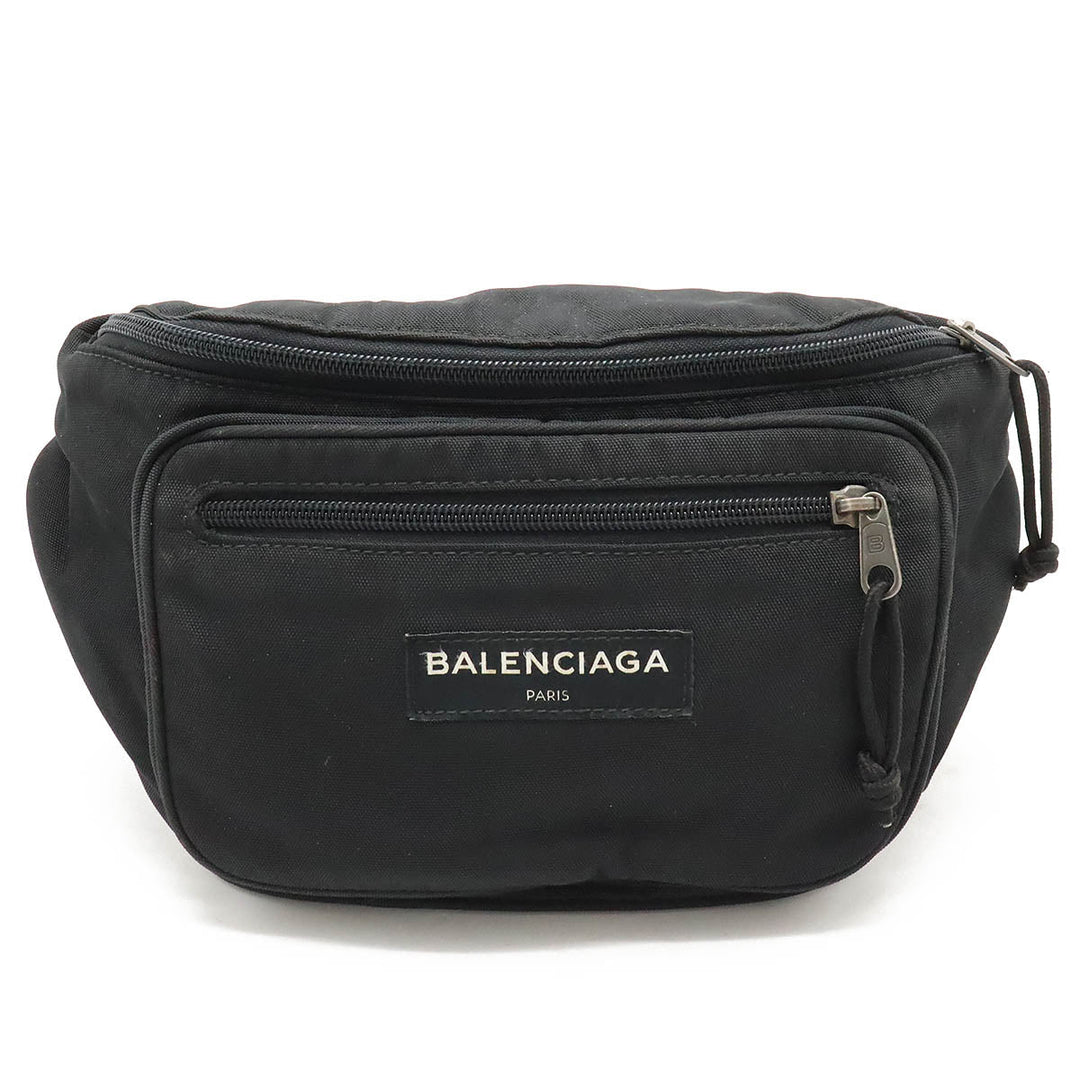 Top Quality Balenciaga Explorer Nylon Belt Bag Black