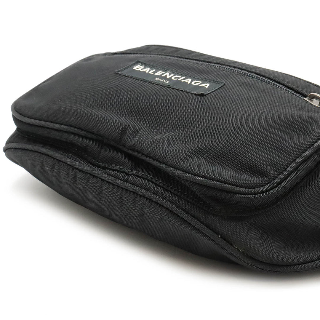Top Quality Balenciaga Explorer Nylon Belt Bag Black