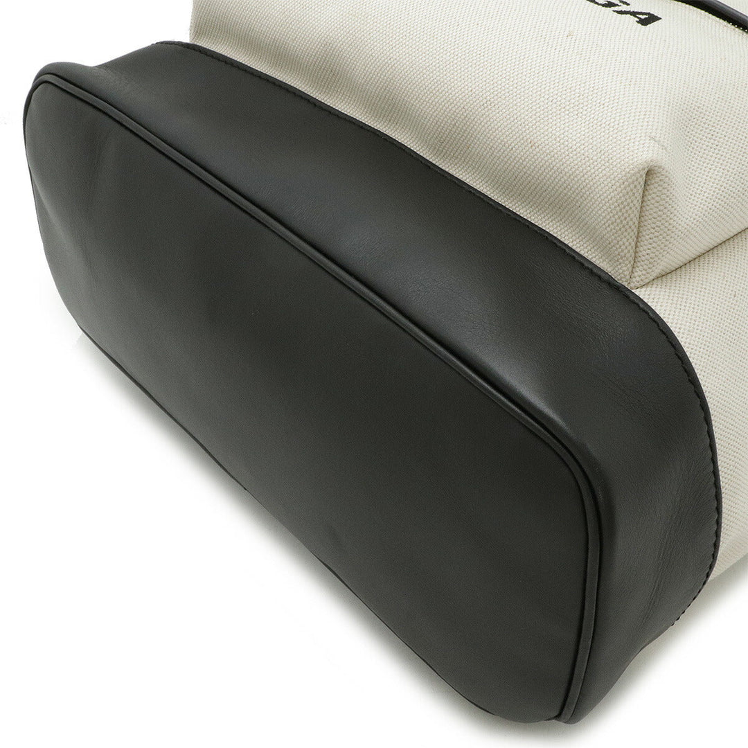 balenciaga Canvas Leather Backpack Black