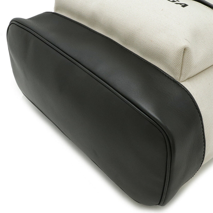 balenciaga Canvas Leather Backpack Black