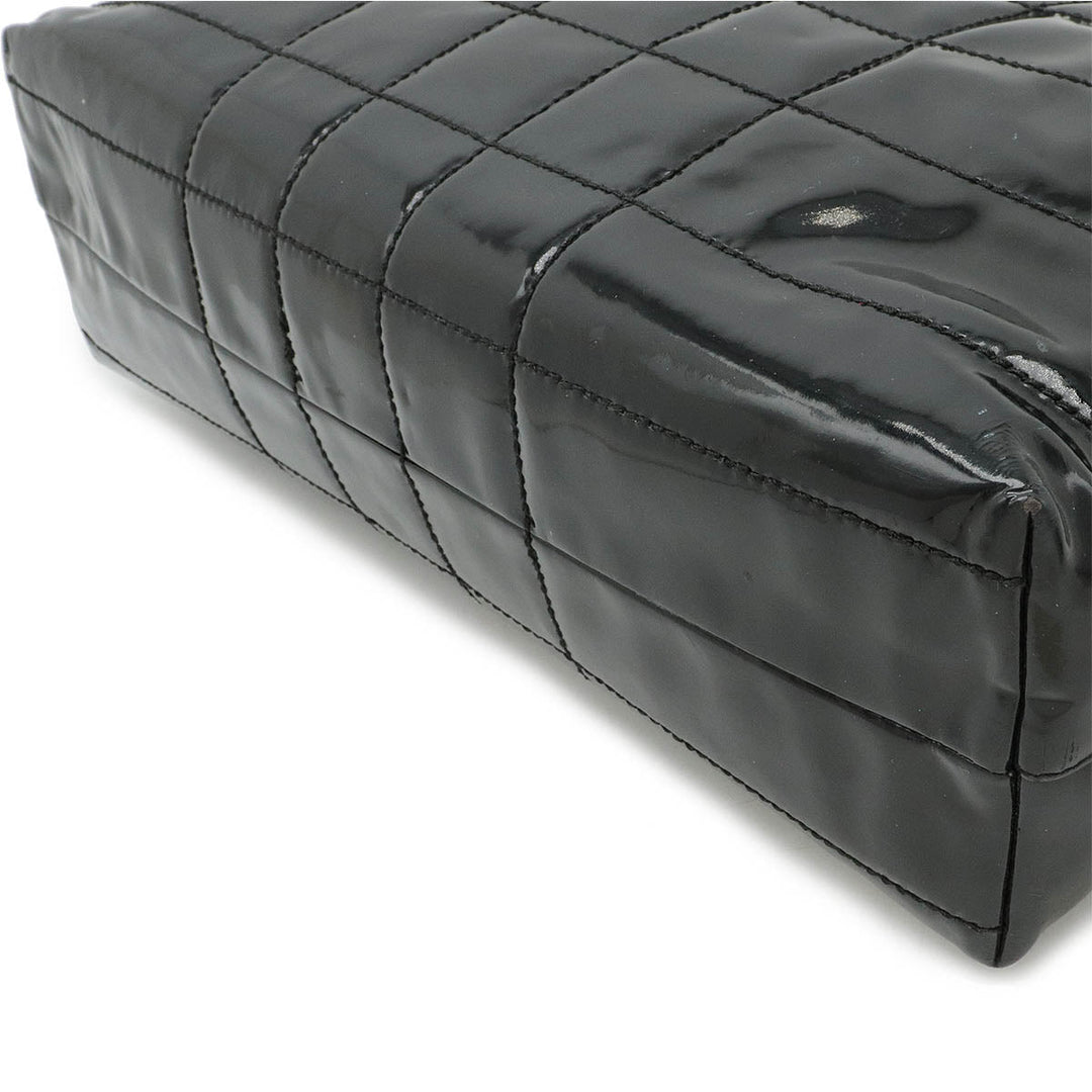 Chanel Chocolate Bar Patent Tote Bag