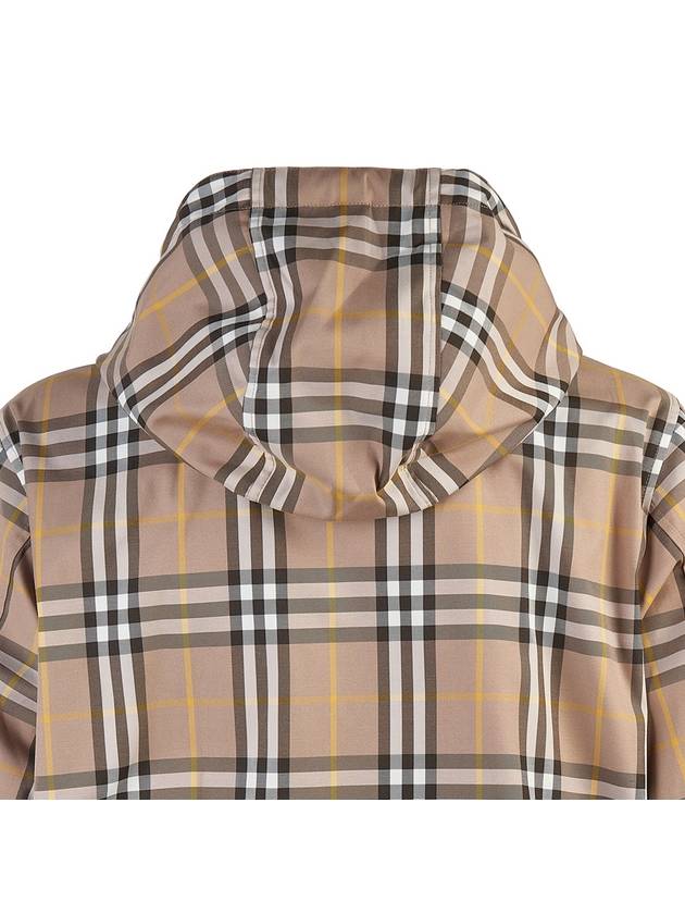 Burberry Vintage Check Reversible Hooded Jacket Beige