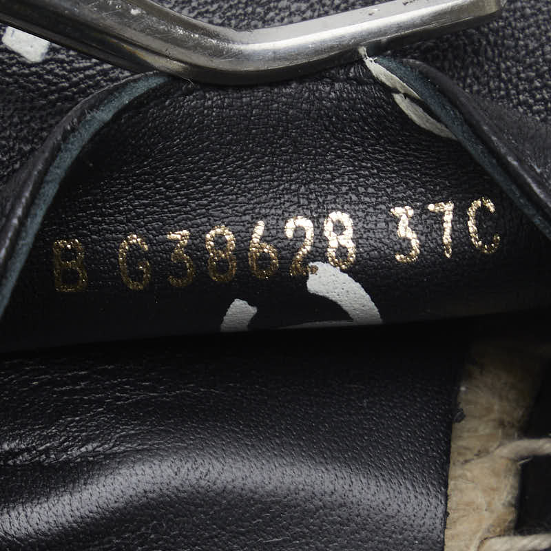 Top Quality Chanel Espadrille Sneakers Leather Raffia Black