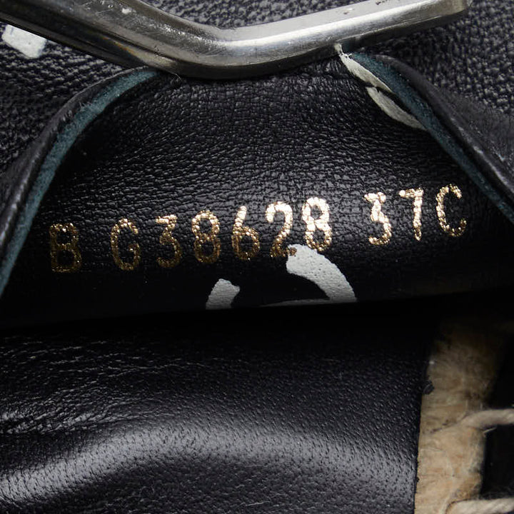 Top Quality Chanel Espadrille Sneakers Leather Raffia Black