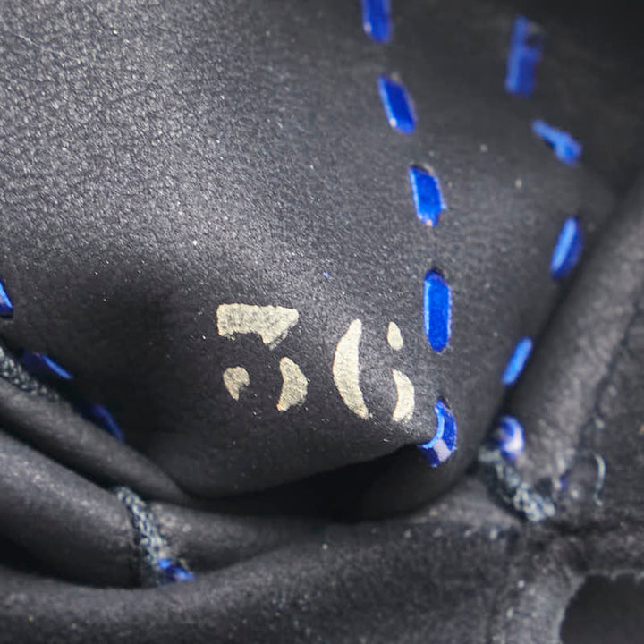 Top Quality Chanel Suede Gloves Black Blue