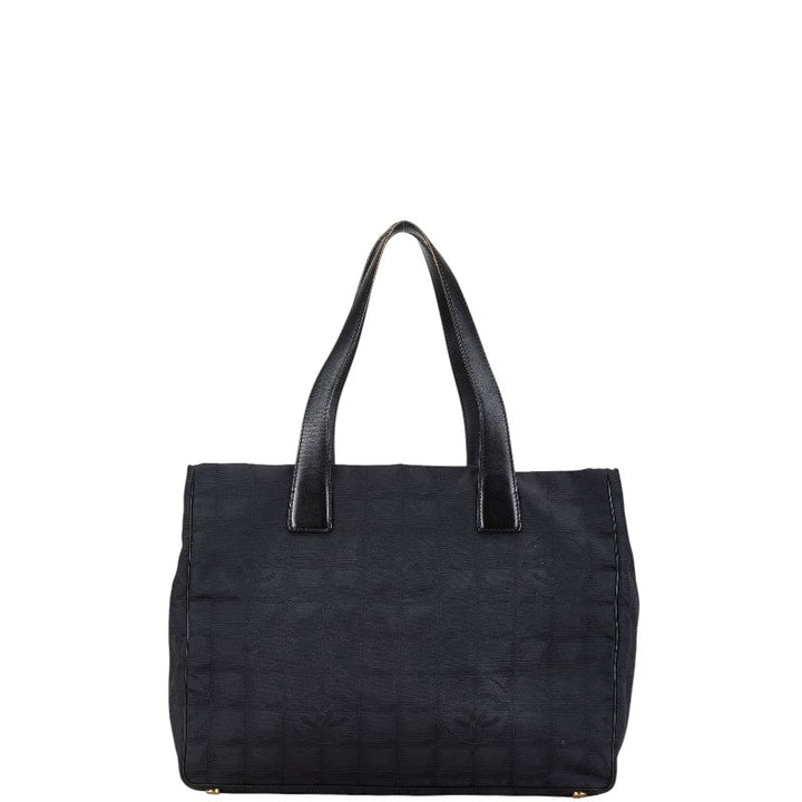 Top Quality Chanel Nylon Leather Tote MM Coco Mark A15991