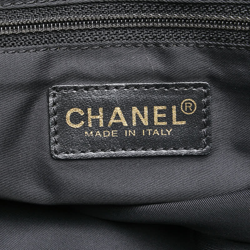 Top Quality Chanel Nylon Leather Tote MM Coco Mark A15991
