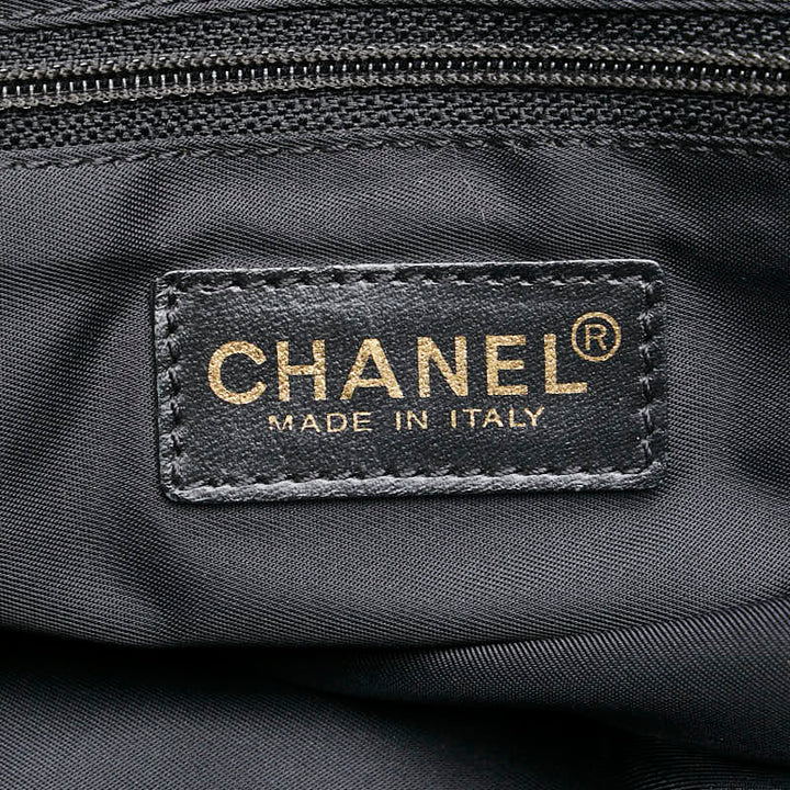 Top Quality Chanel Nylon Leather Tote MM Coco Mark A15991